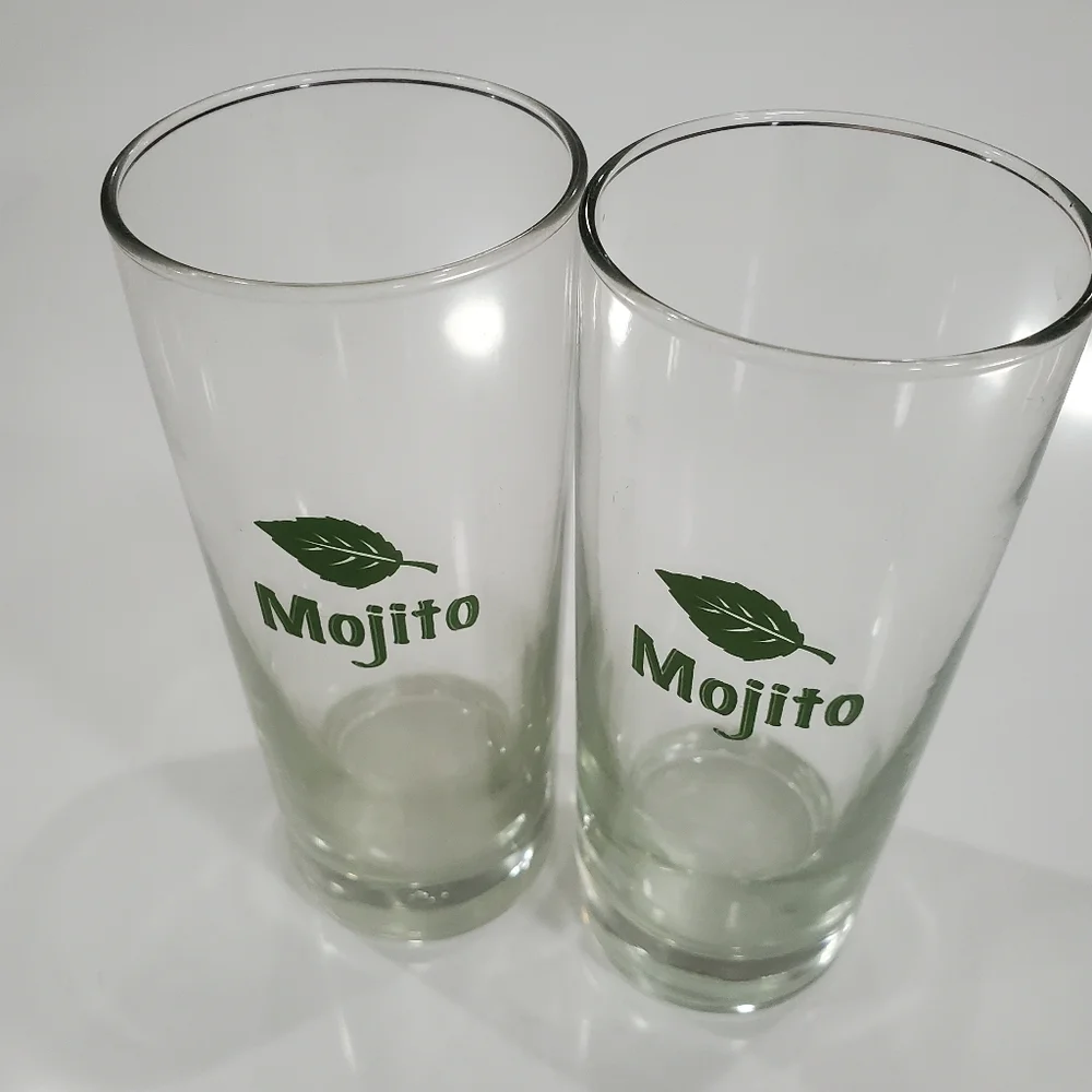 Libbey Mojito Mid-Century Modern Set Of 2 Hihhball Glasses